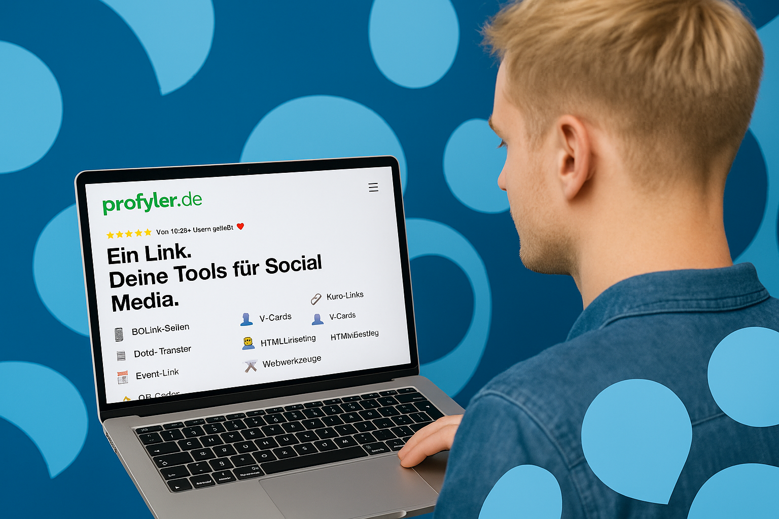 Screenshot of the app links analytics system page