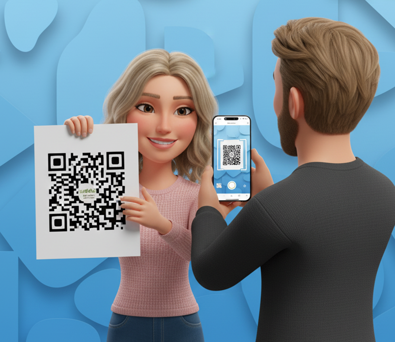 Screenshot der App-QR-Code-Systemseite