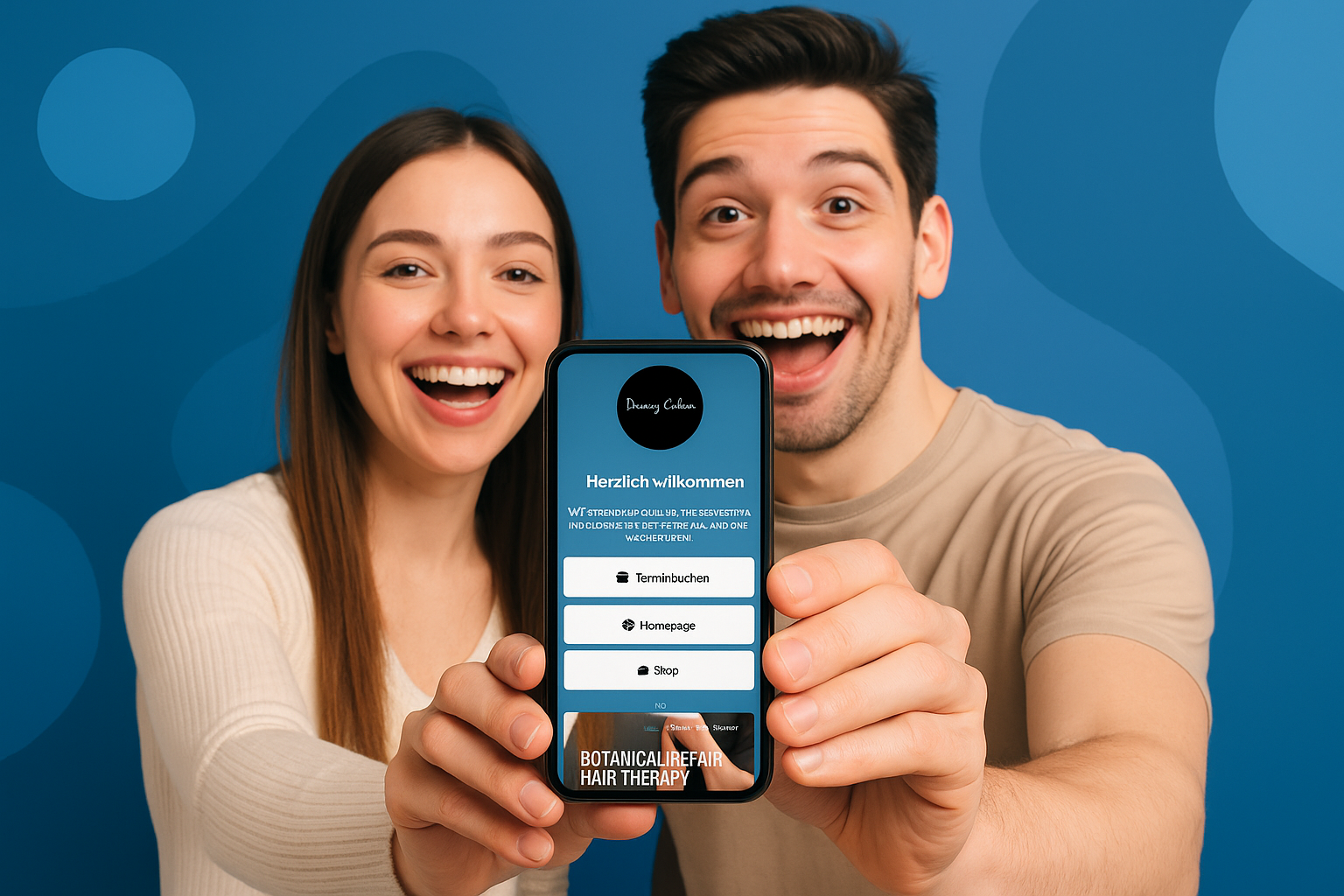 Screenshot of the app biolink editing page